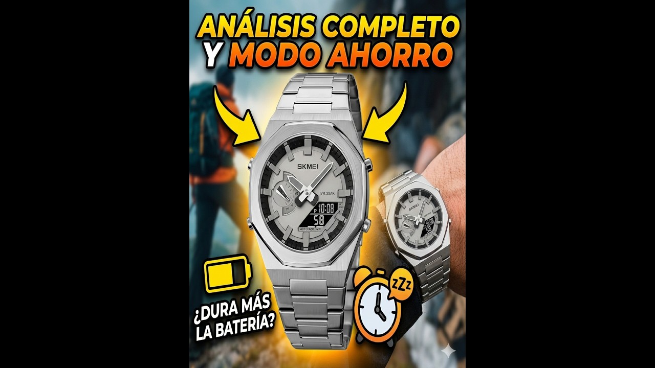 Reloj SKMEI 1816: Análisis Completo y cómo usar el modo Ahorro de Energía