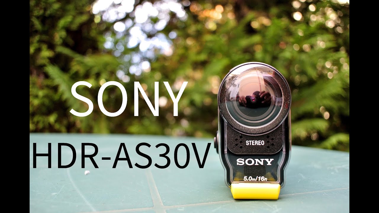Sony HDR-AS30V action cam unboxing review HD test