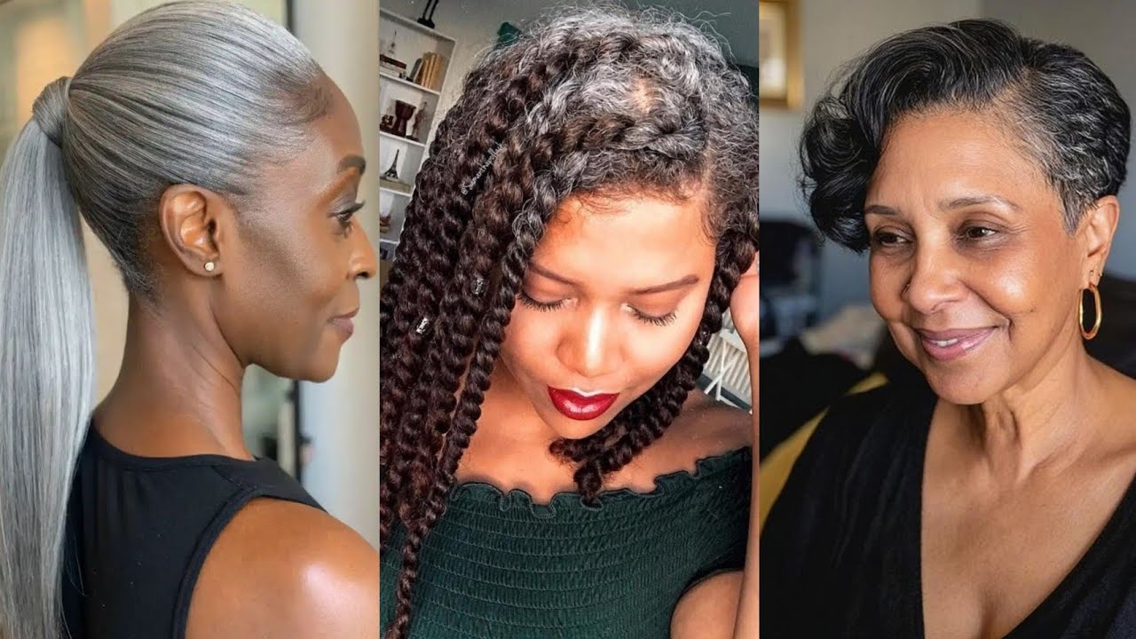 2026 Hairstyles  For Black Gray Women 