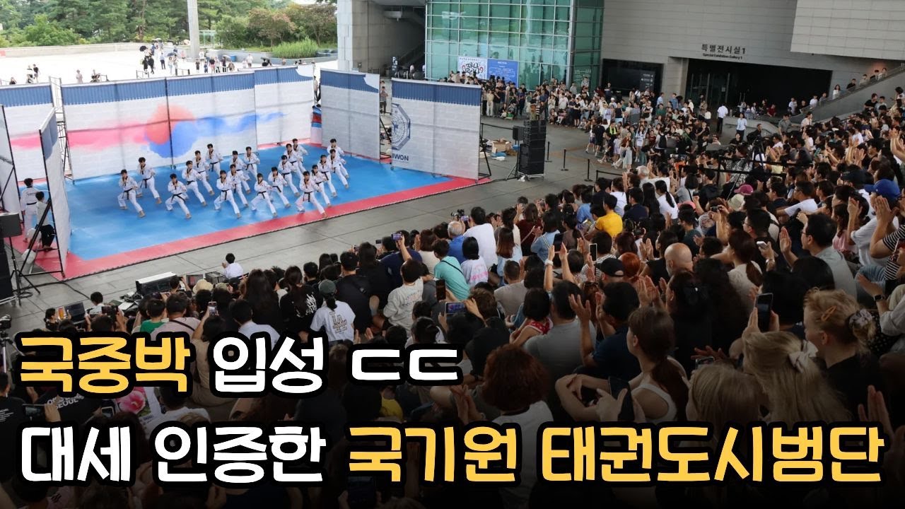 국립중앙박물관 입성! 대세 입증한 국기원 태권도시범단