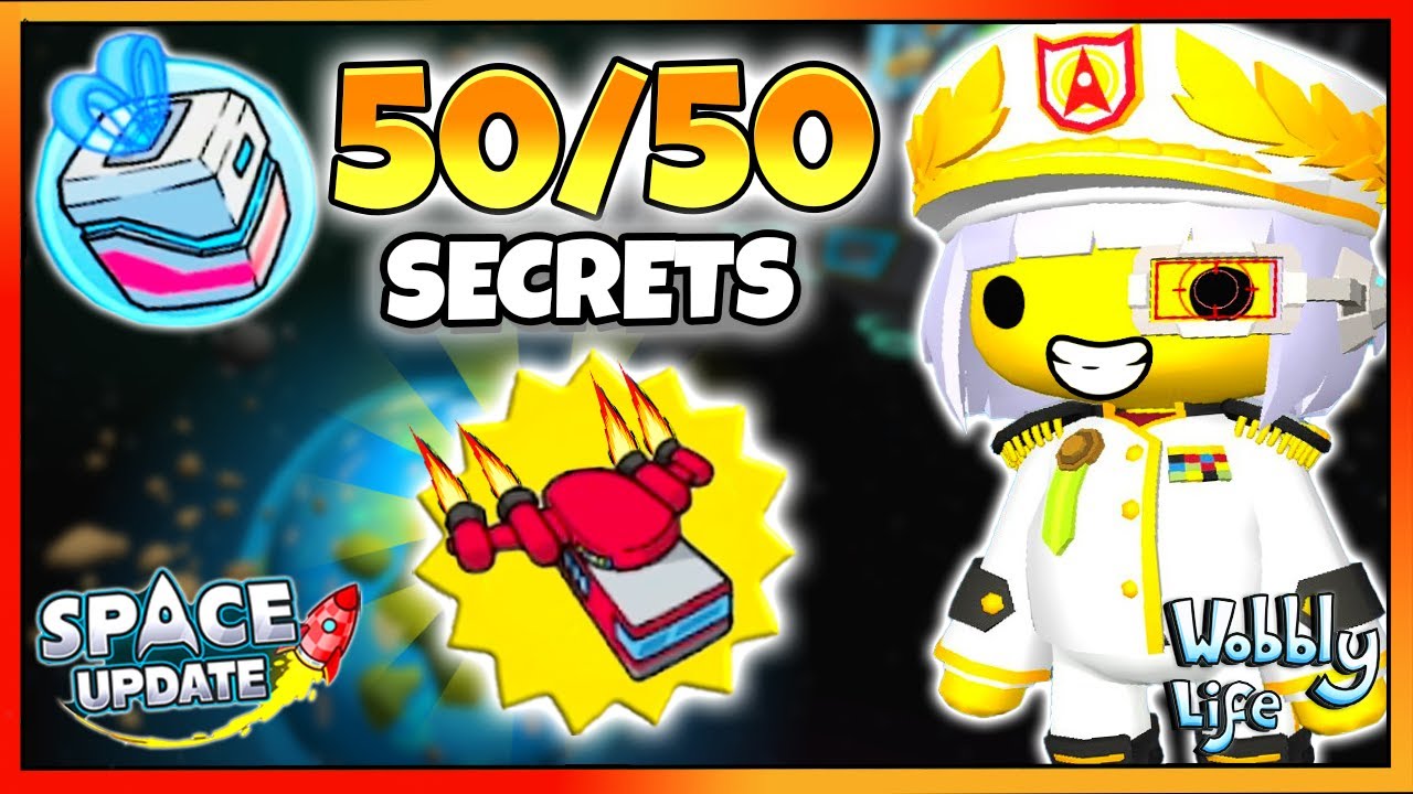 WOBBLY LIFE SPACE UPDATE: ALLE 50 SPACE GESCHENKE + ZAUBERER SCHIFF SECRET! 🎁🚀 (Secret Guide)