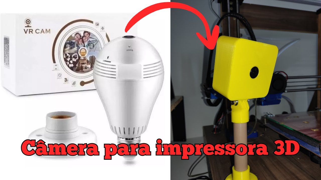 Câmera de monitoração para QUALQUER impressora 3D!