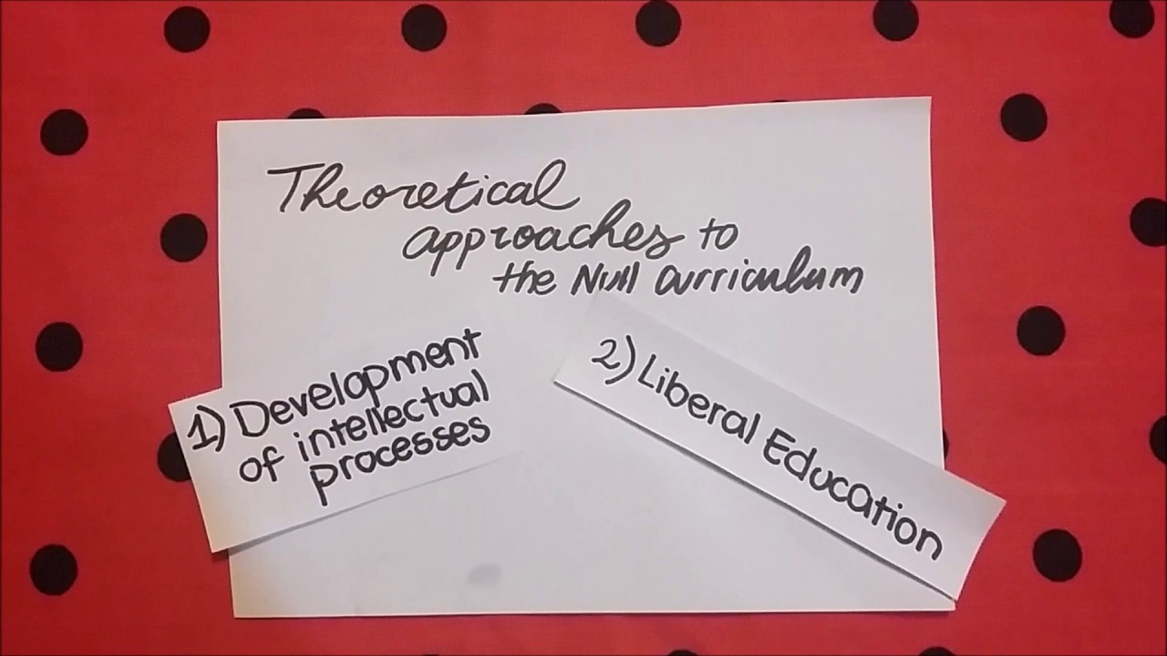What is a null curriculum?