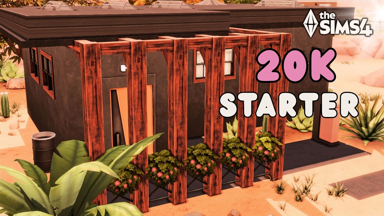 Cozy Starter Home | Sims 4 Speed Build (No CC)
