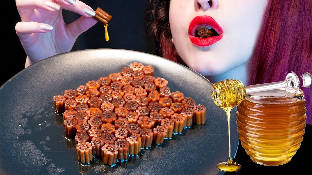 ASMR: Candy Honeycomb & Sticky 