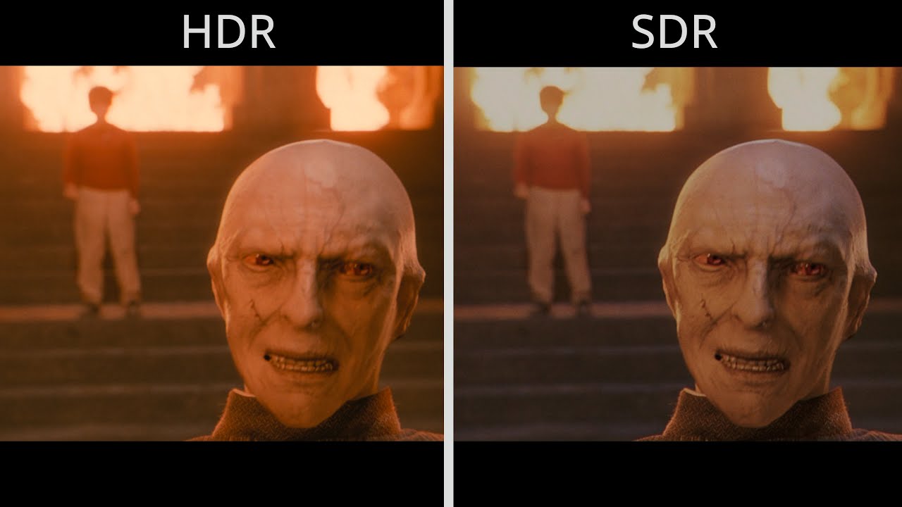 Harry Potter and the Sorcerer's Stone HDR vs SDR Comparison