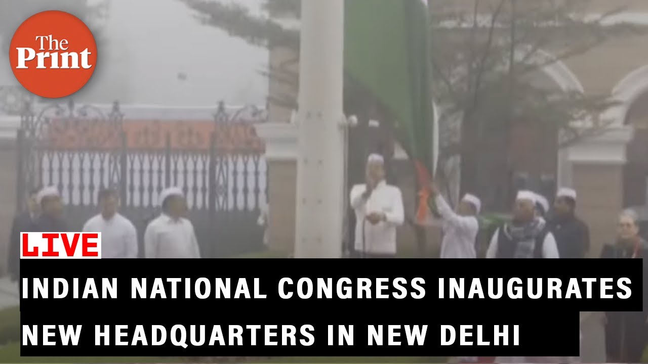 Live: Indian National Congress inaugurates new headquarters in New Delhi