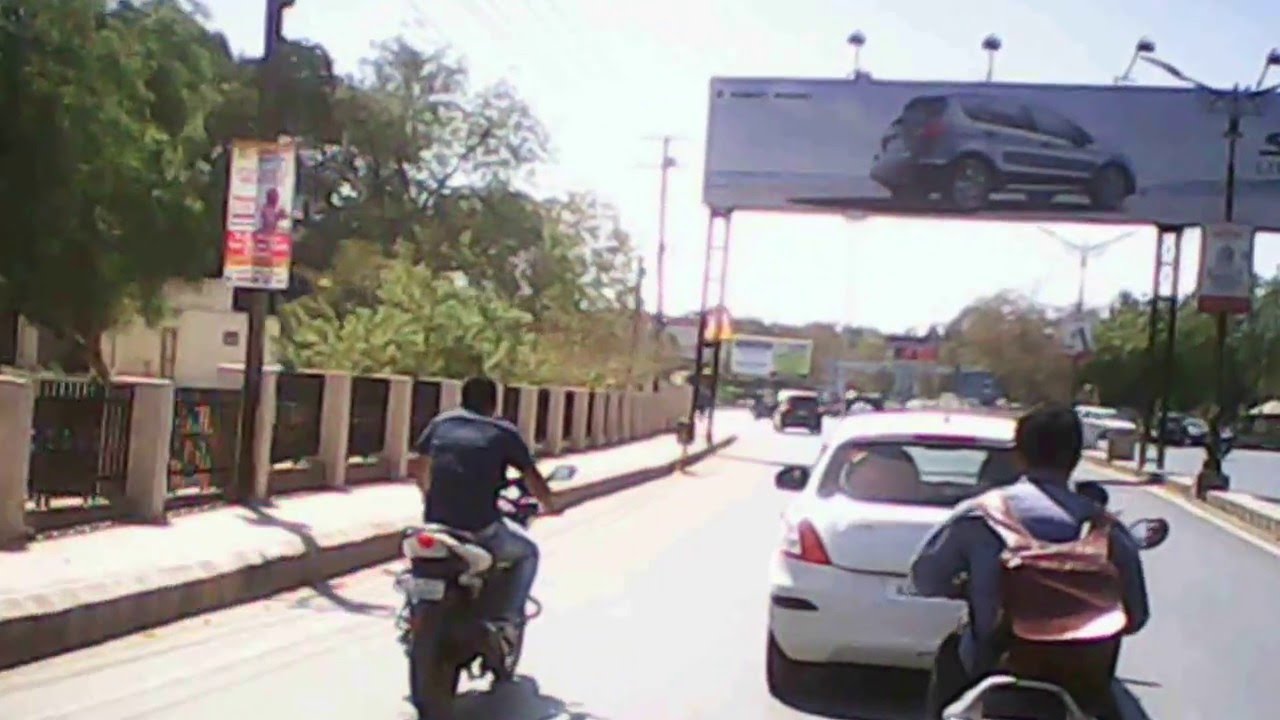 Hospital Chowk To Raiya Road Rajkot City Video