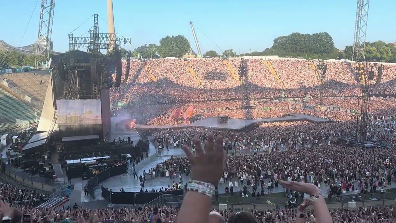Munich July 28 Taylor Swift Eras Tour - entrance. Miss Americana and the Heartbreak Prince