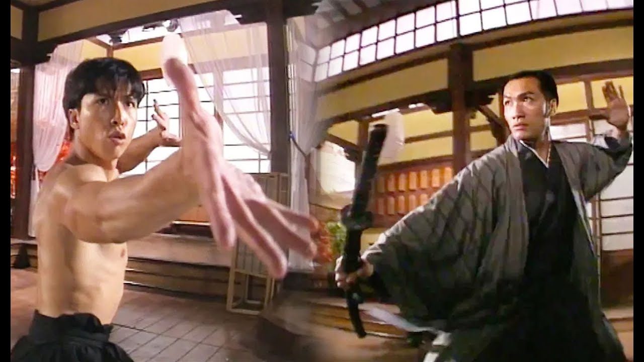甄子丹怒闯日本武馆，狂战武士，打得对手瘫痪！⚔️精武門