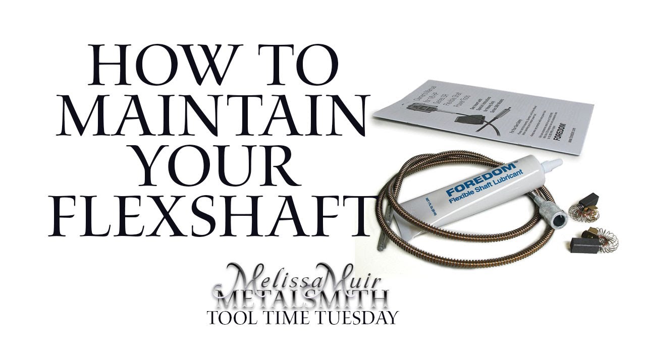 How to Maintain Your Foredom Flexshaft | Flex Shaft | Tool Time Tuesday Melissa Muir
