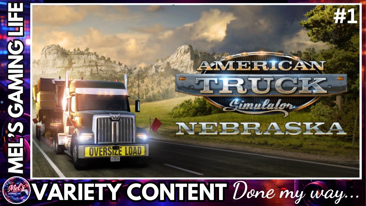 Расслабляющая поездка в Небраску | American Truck Simulator (из Шайенна в Чадрон)