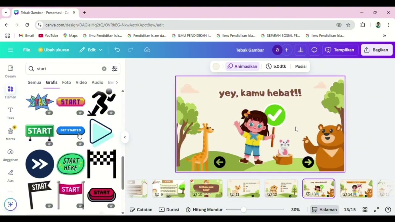 Tutorial Membuat Media Pembelajaran Interaktif Menggunakan Canva