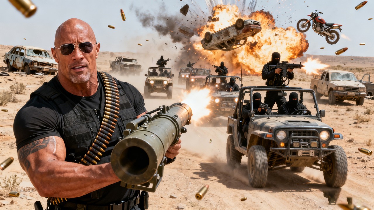 Mercenaries take hostages; a super commando launches a rapid rescue and wipes them out!