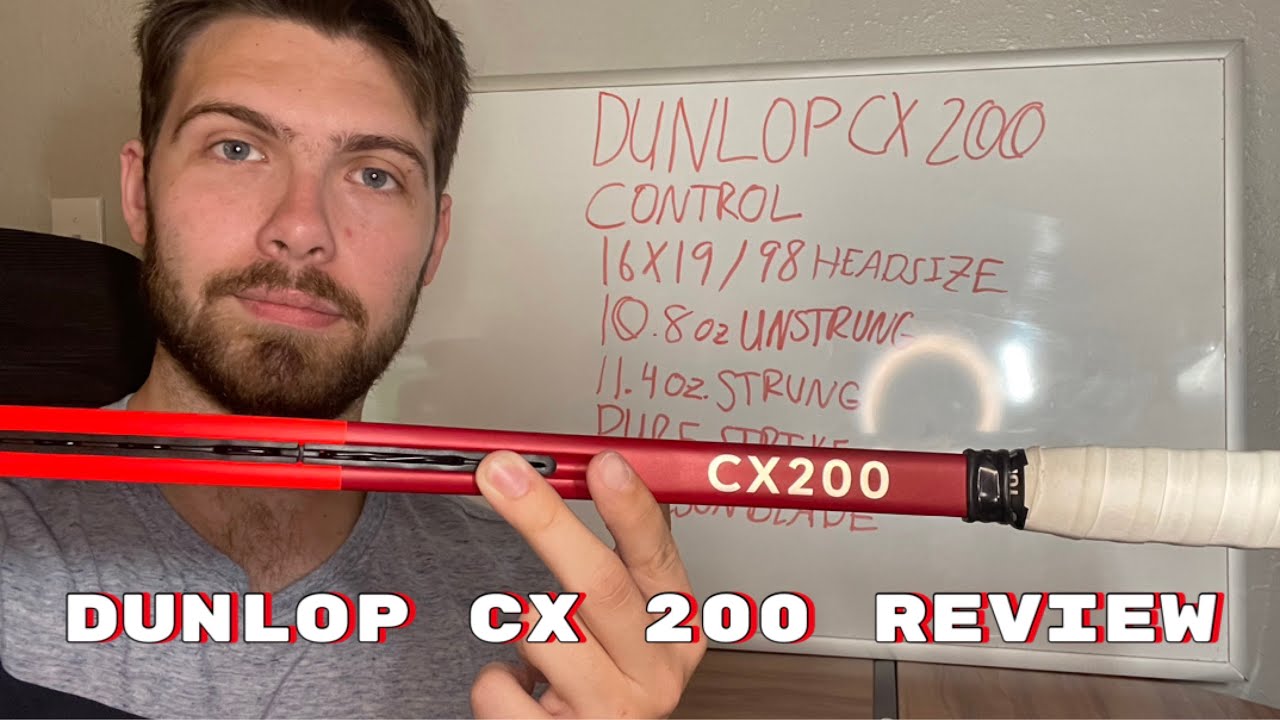 A Good Competitor To The Babolat Pure Strike and Wilson Blade / Dunlop CX 200 Review / BrodyTaylor20