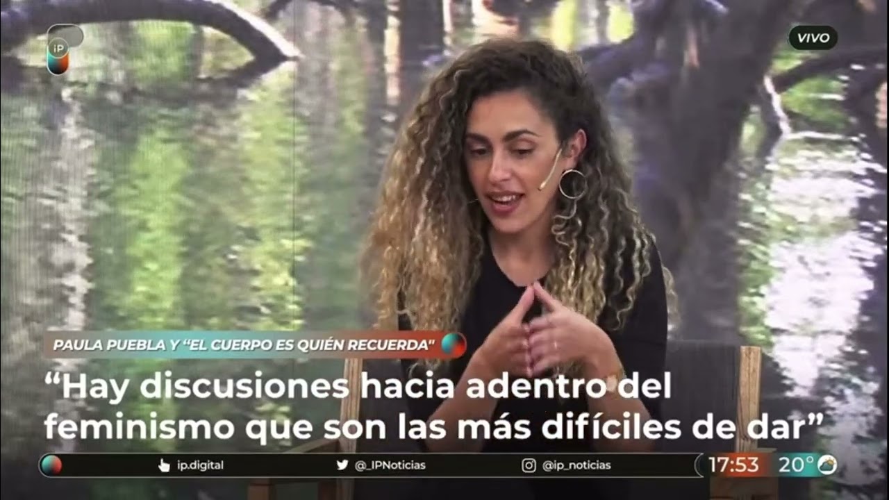 Paula Puebla habla sobre “El cuerpo es quien recuerda”, su última novela