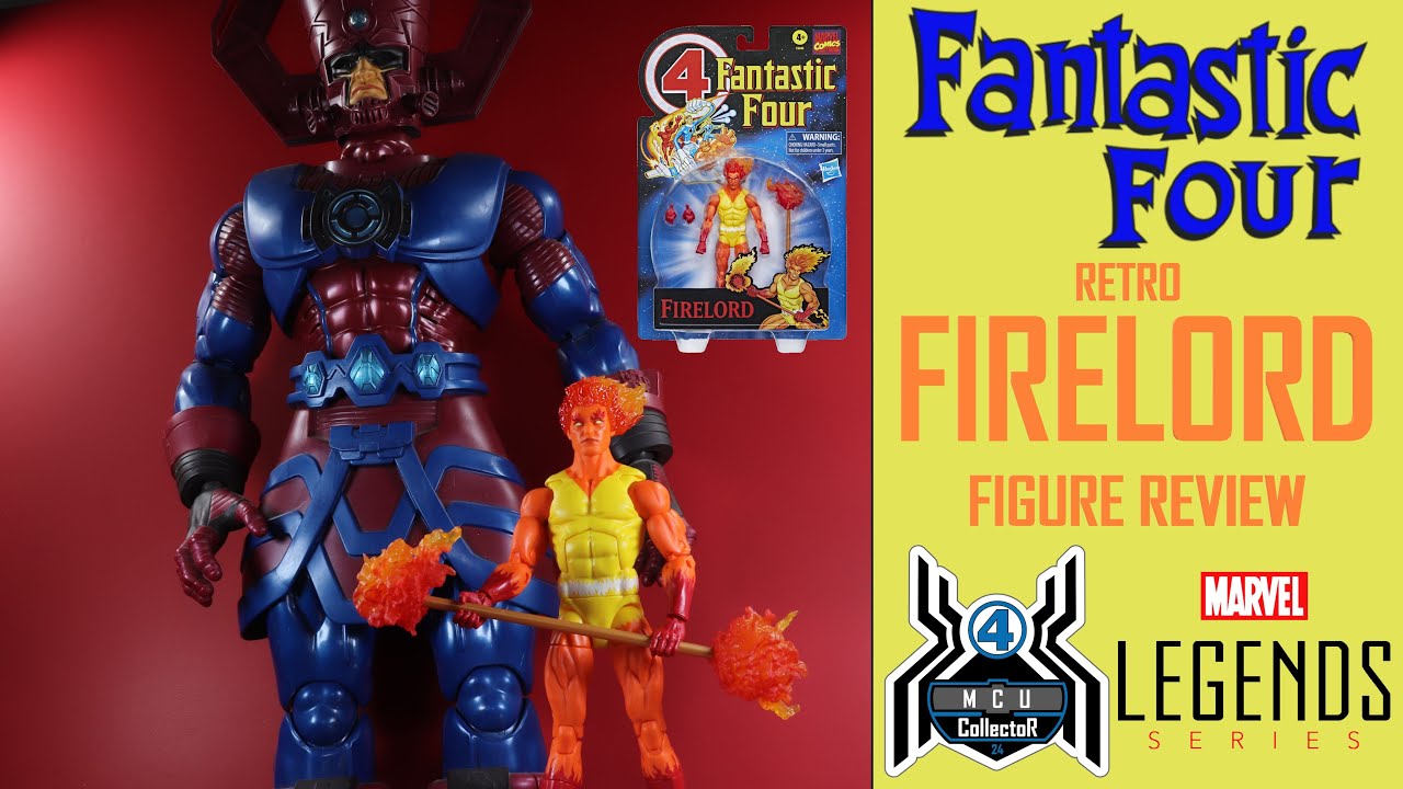 Marvel Legends FIRELORD Retro Fantastic Four Galactus Herald Figure Review
