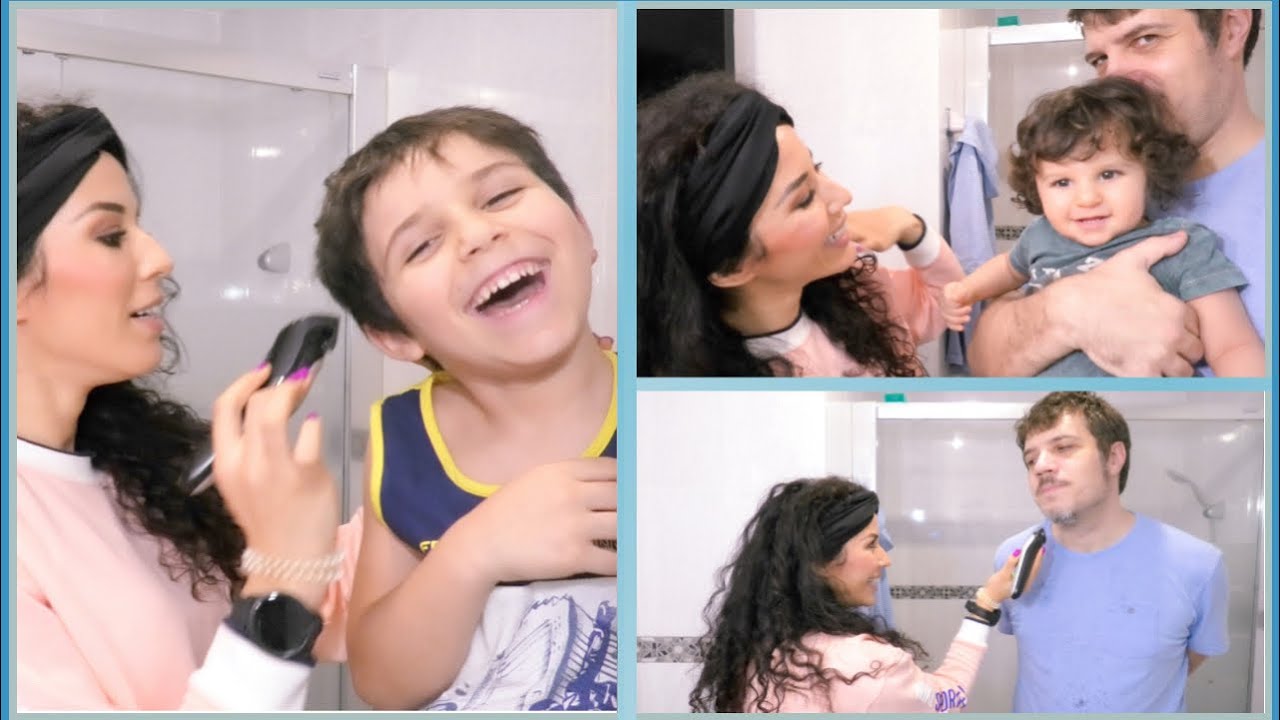 TAGLIO I CAPELLI A TUTTA LA FAMIGLIA | Family Vlog 25 APRILE 2020