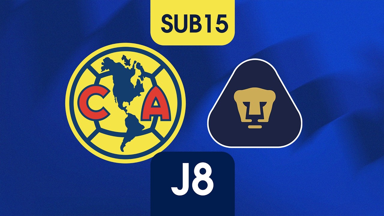 🔴  EN VIVO - 🦅 Sub15: América vs Pumas - J8 - CL26