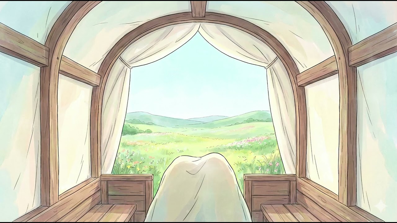 A Gentle Journey 🌿 Relaxing Wagon Ride Ambience | Celtic Fantasy Music for Sleep & Daydreaming