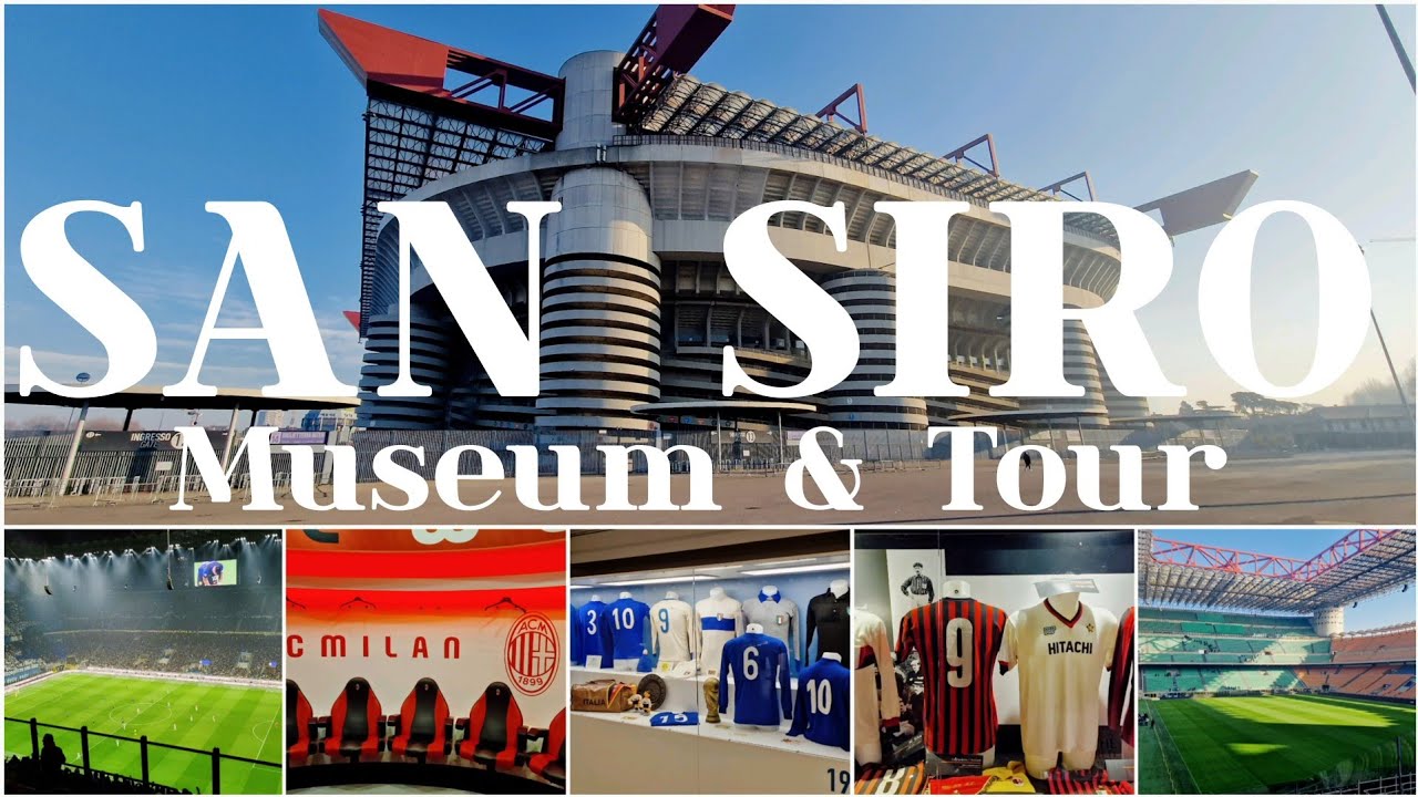 San Siro Stadium Museum & Tour ⚽️ Italy’s Iconic Football Arena 🏟️ Home of AC Milan and Inter Milan.