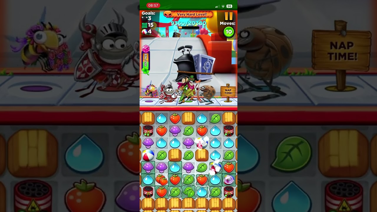 Best Fiends 💡Very Hard Level 2375: Ballon Pop