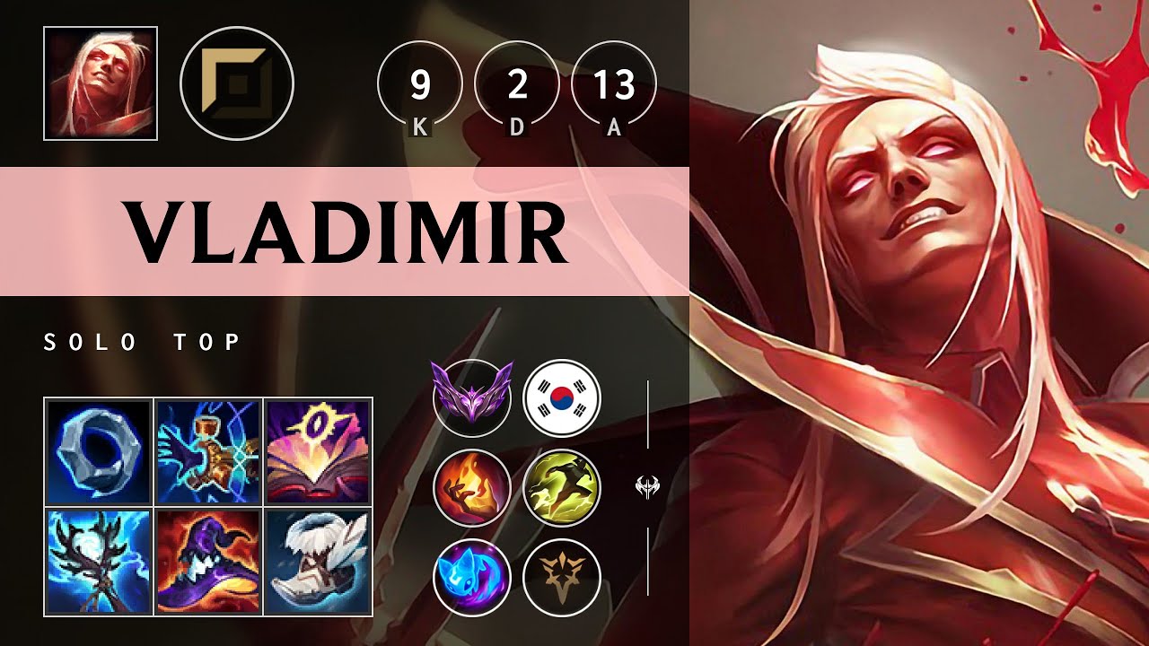 Vladimir Top vs Kayle - KR Master Patch 25.18