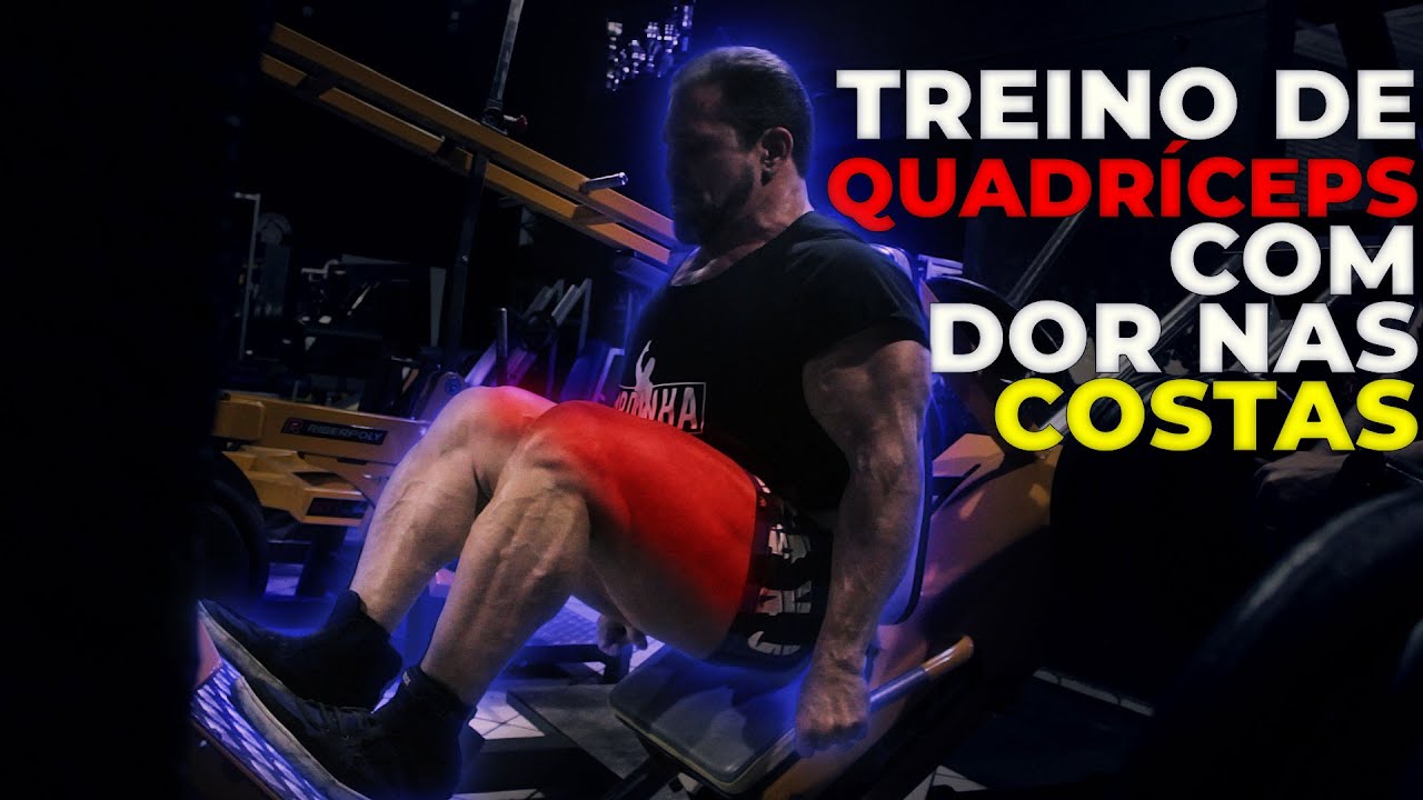 COMO TREINAR QUADRÍCEPS COM DOR NAS COSTAS!