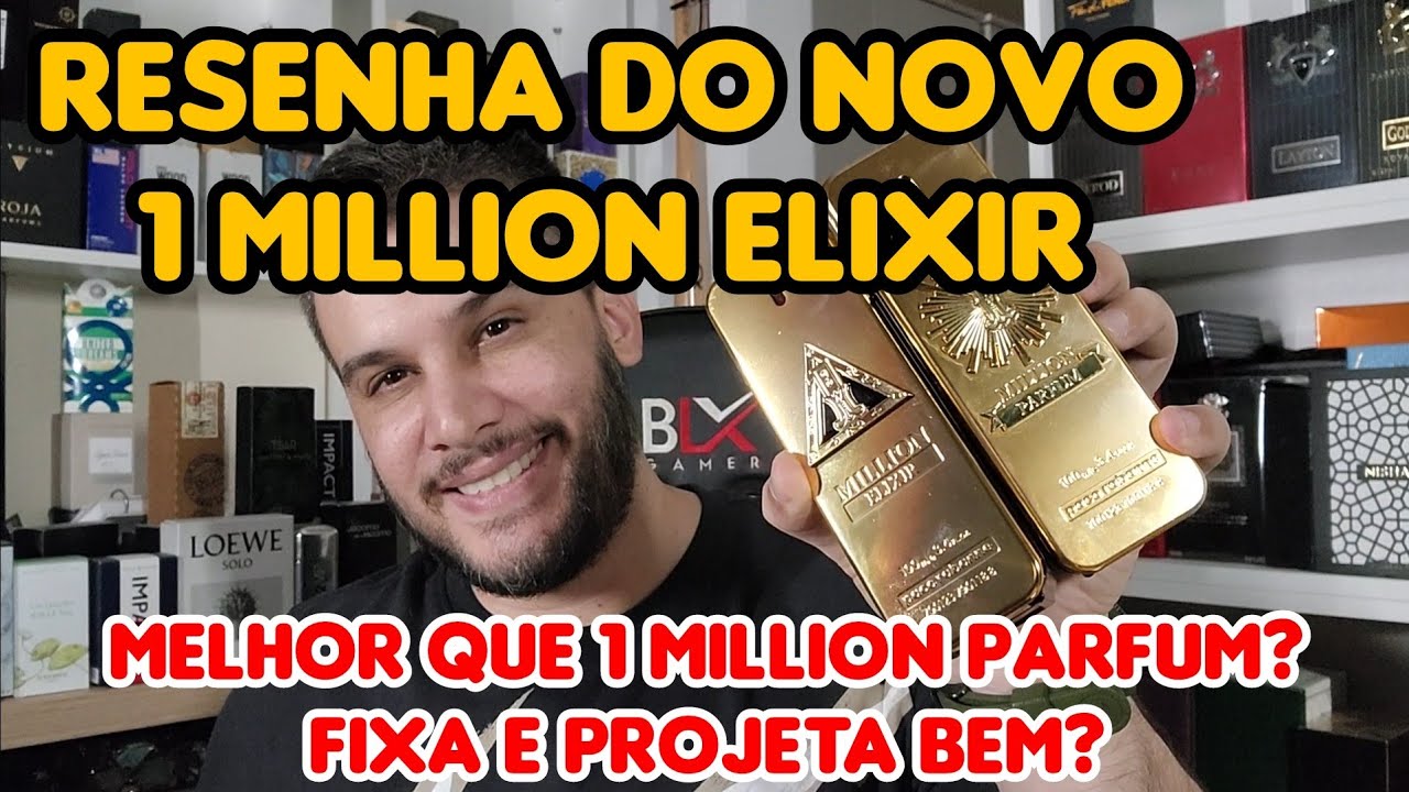 1 MILLION ELIXIR - RESENHA / É melhor que o 1 MILLION PARFUM? Fixa e projeta bem?