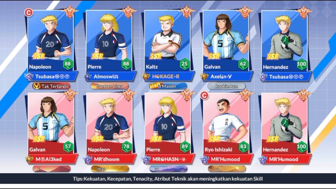 (VS) MR' Squad full team!! SERVER, ME, (CAPTAIN TSUBASA ACE) 
