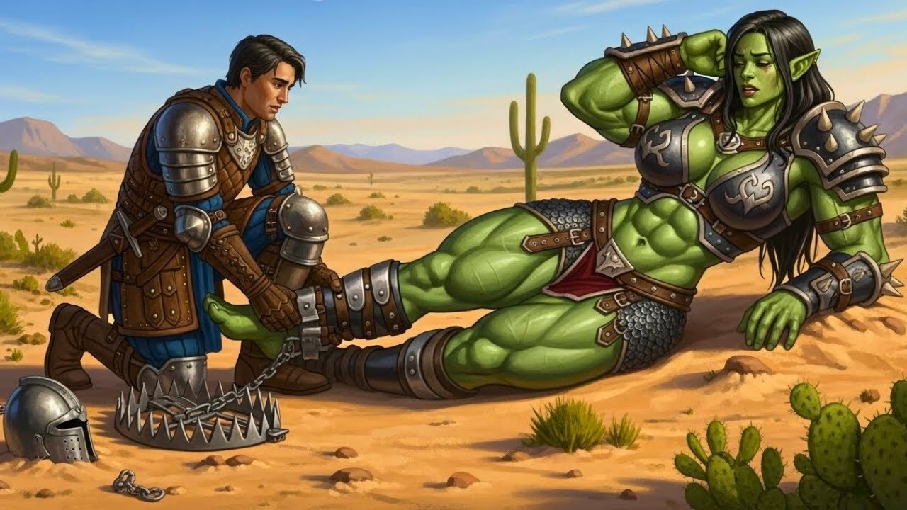 Human Veteran Saved A Giant Orc Woman &mdash; Next Day The King Ordered He Marry Her