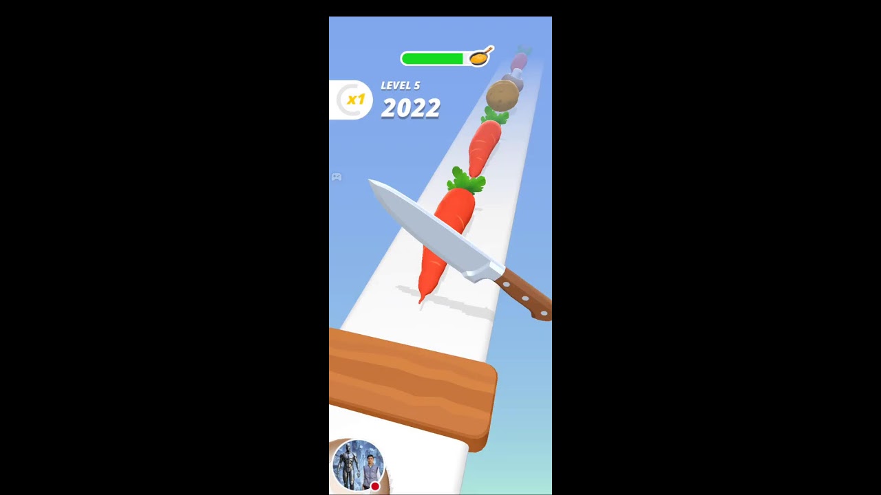perfect slice game level complete ✅