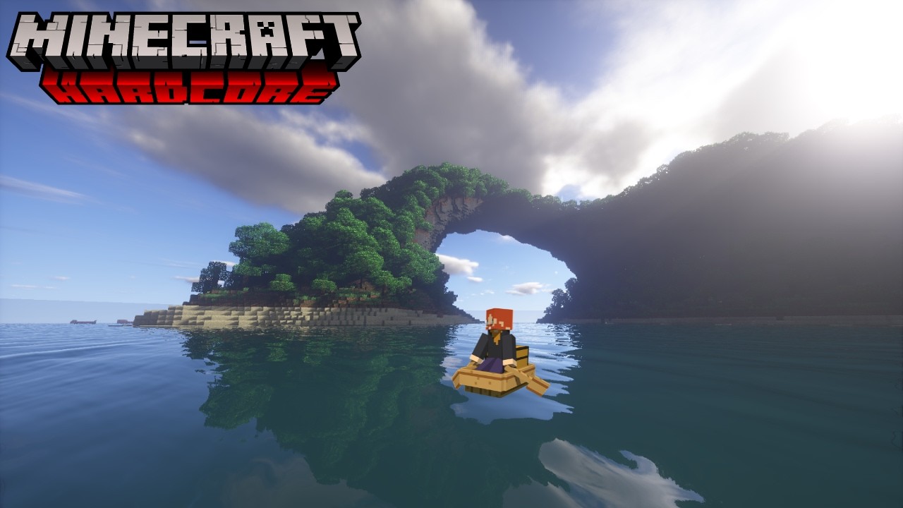 My ENTIRE WORLD is an ISLAND in Hardcore Minecraft..