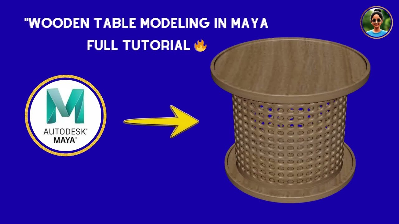 ow to Model a Realistic Wooden Table in Maya | Detailed Full Tutorial