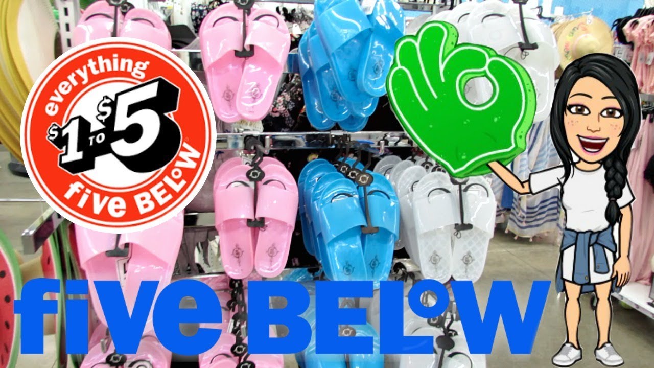 FIVE BELOW SH©P WITH MIMI!!! TONS OF *NEW* $5 SHOES + CLOTHES FOR SUMMER!!!