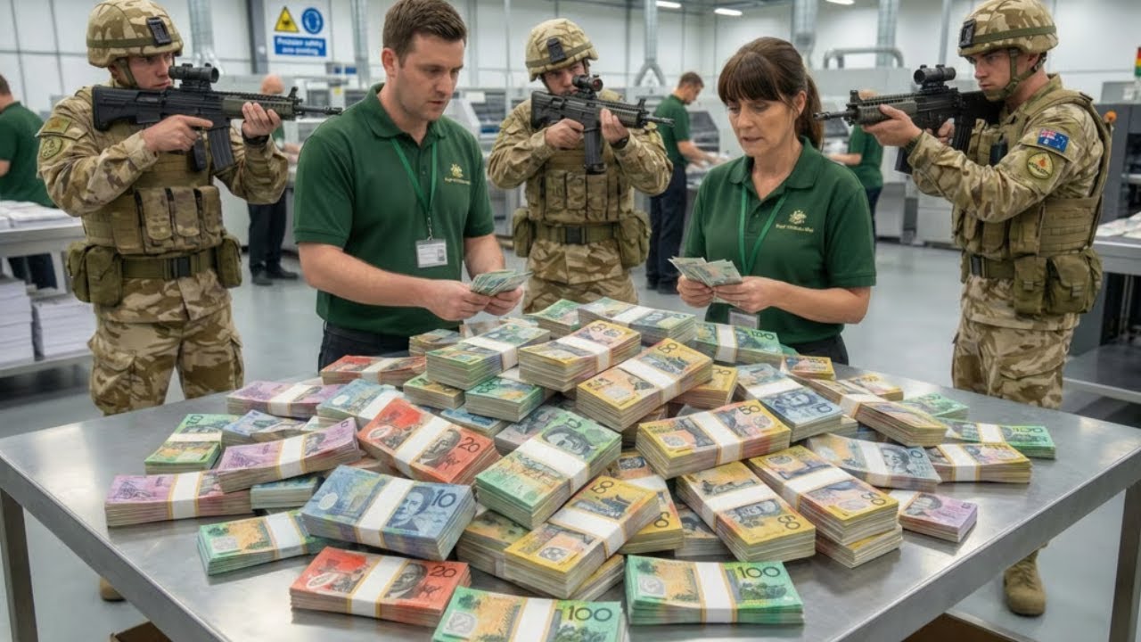 Inside the Australian Dollar Factory: Money Built to Survive Harsh Use (Full Process)