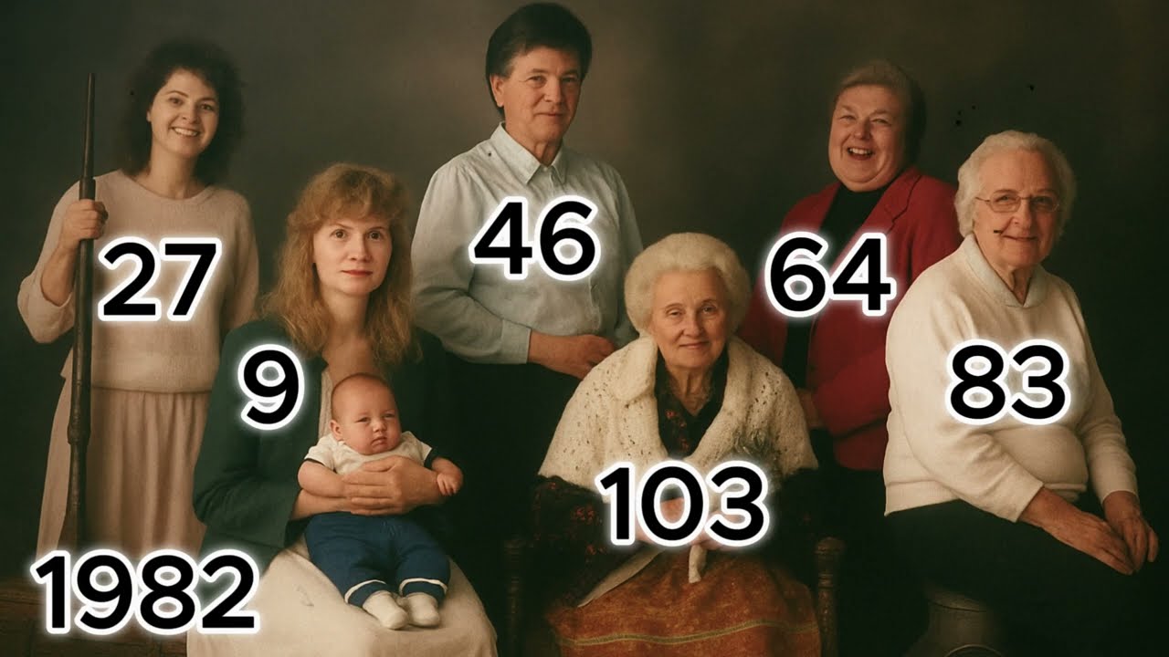 Timeline of an AMERICAN FAMILY across 7 generations #family