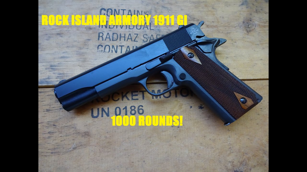 Rock Island Armory 1911 GI - 1000 Rounds Update