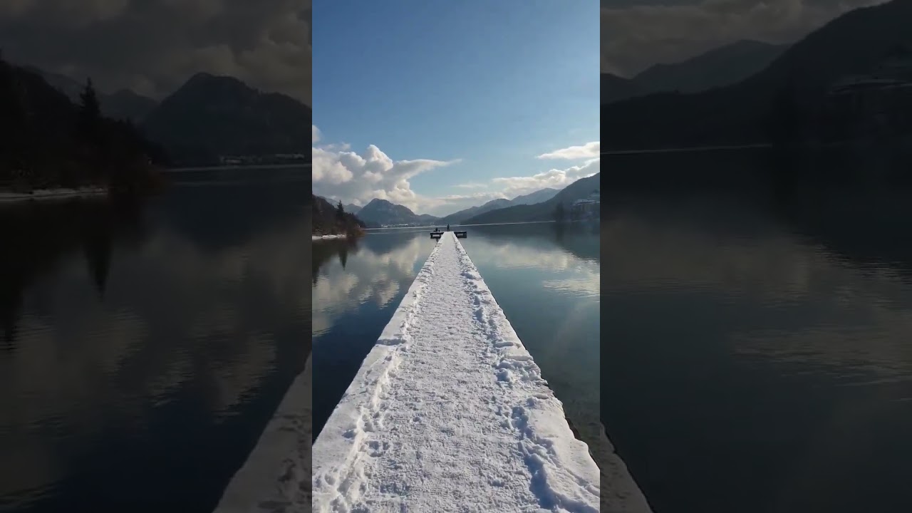 Fuschl am See Winter Wonderland ⛄ 🇦🇹 #shorts