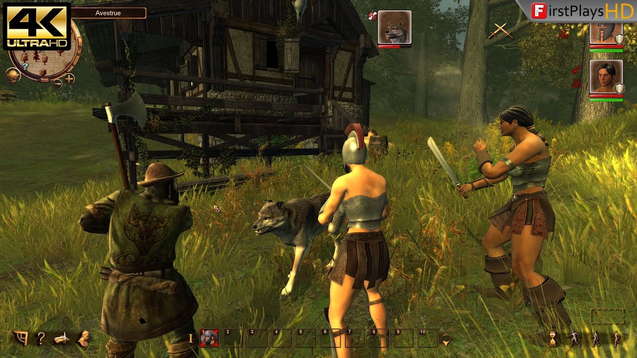 Drakensang: The Dark Eye (2008) - PC Gameplay 4k 2160p / Win 10