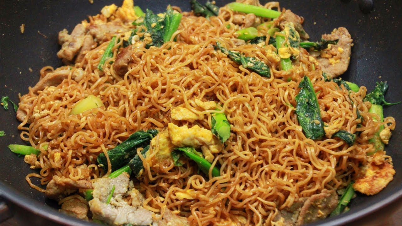 เทคนิคผัดมาม่าไวไวเส้นนุ่มสวย ไม่เละ ไม่มัน Stir fried instant noodle l กินได้อร่อยด้วย