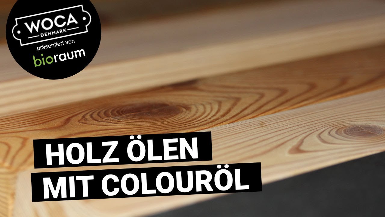 So färben und schützen sie ihren Holzboden mit dem WOCA Master Colour öl – präsentiert von Bioraum