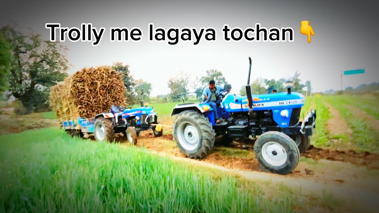 Trolly me lagaya tochan 🔗|| ganne ki trolly nikala 🌾|| @Akashwadiwa13 