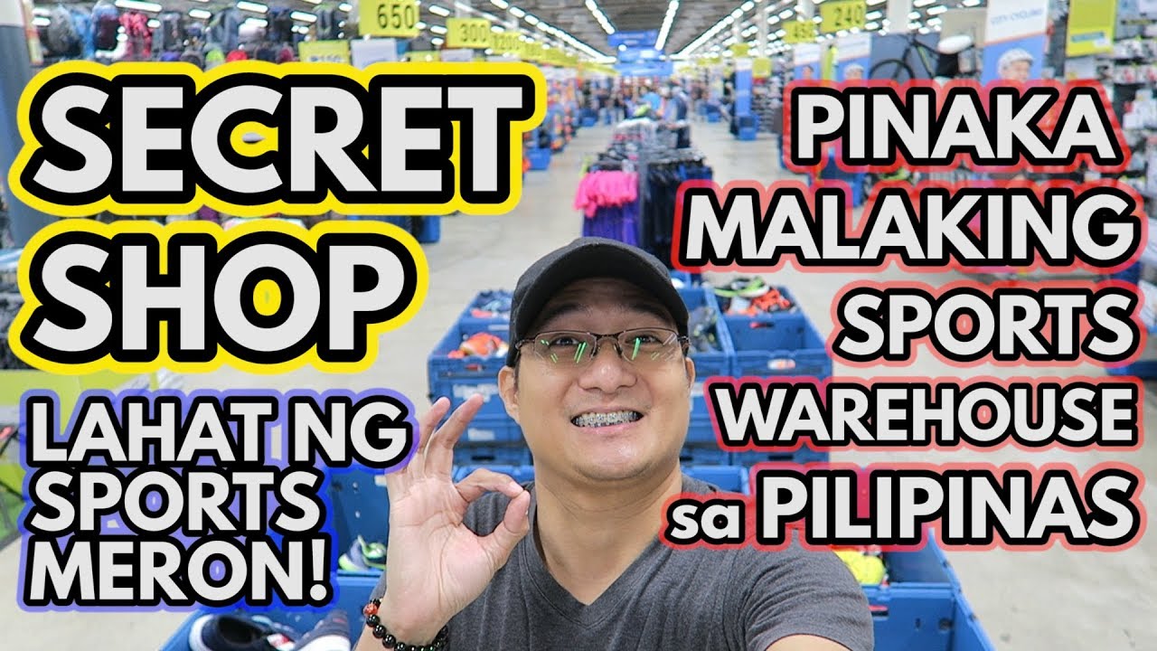 SECRET SHOP PINAKA MALAKING BODEGA NG SPORTS WAREHOUSE SA PILIPINAS! LHAT NG SPORTS NAND2! DECATHLON