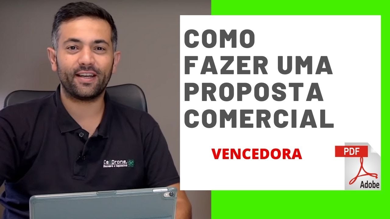 COMO FAZER UMA PROPOSTA COMERCIAL PARA SERVIÇOS COM DRONES