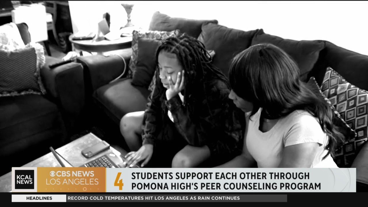 Pomona High School's peer counseling program; where students help other students