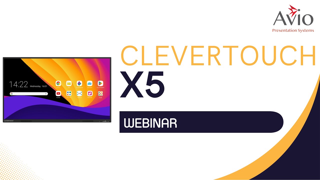 Clevertouch X5 Webinar
