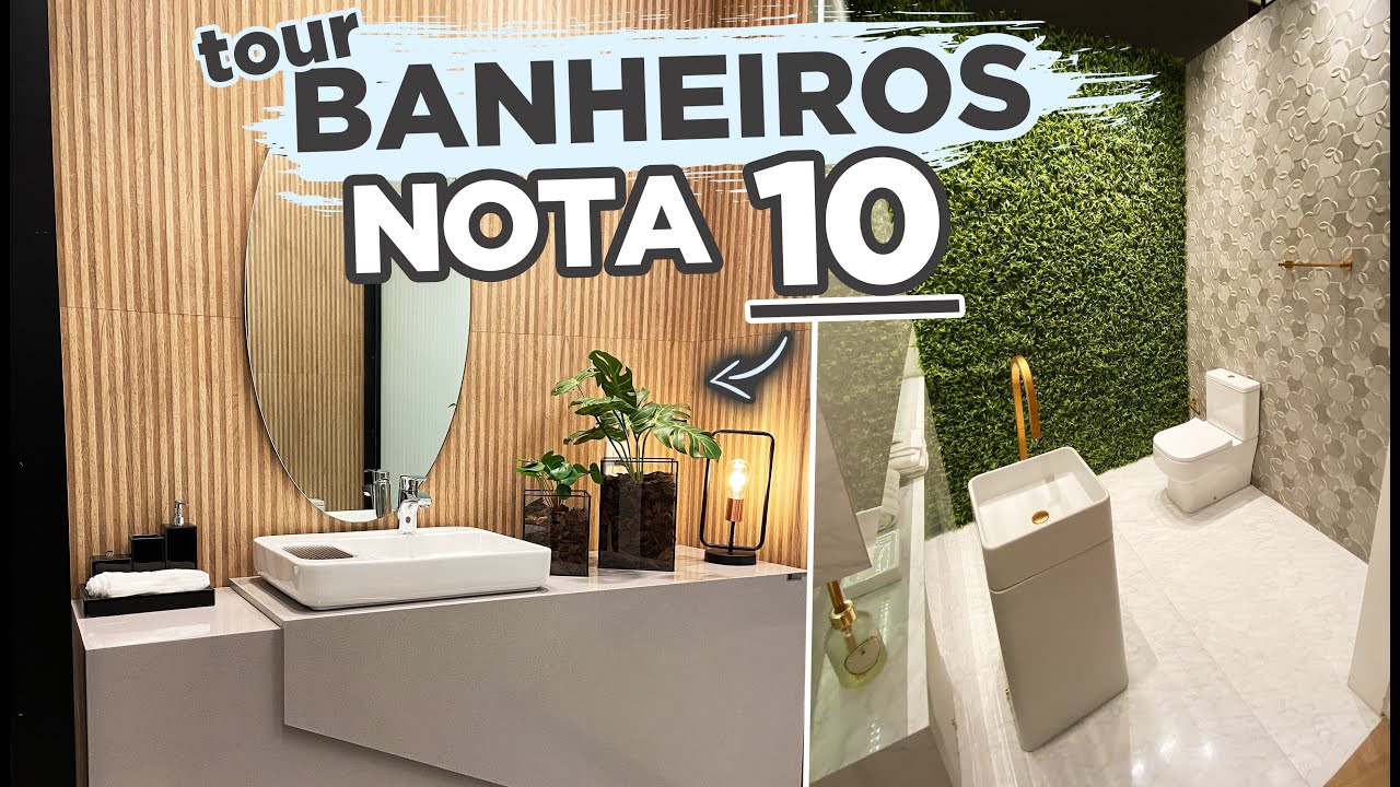 TOUR POR 9 BANHEIROS PEQUENOS E MODERNOS PARA VOCÊ SE INSPIRAR | GABY GARCIIA