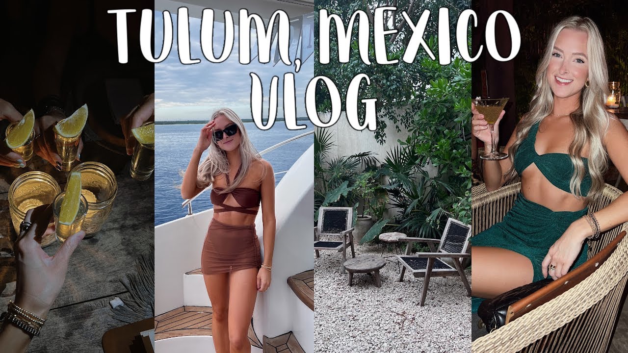 TULUM MEXICO VLOG: bachelorette trip in tulum!
