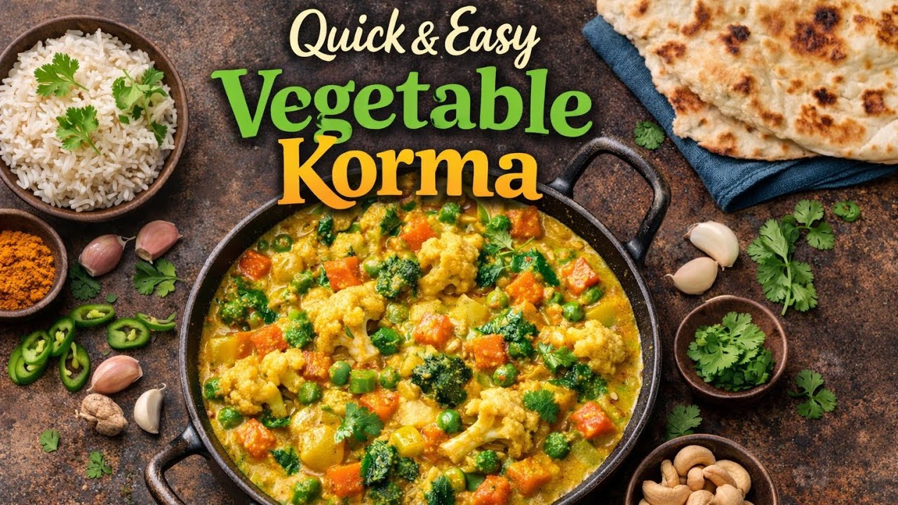 Vegetable Kurma Recipe | Mixed Vegetable Curry | Vegetable korma recipe| Easy Vegetable kurma Recipe